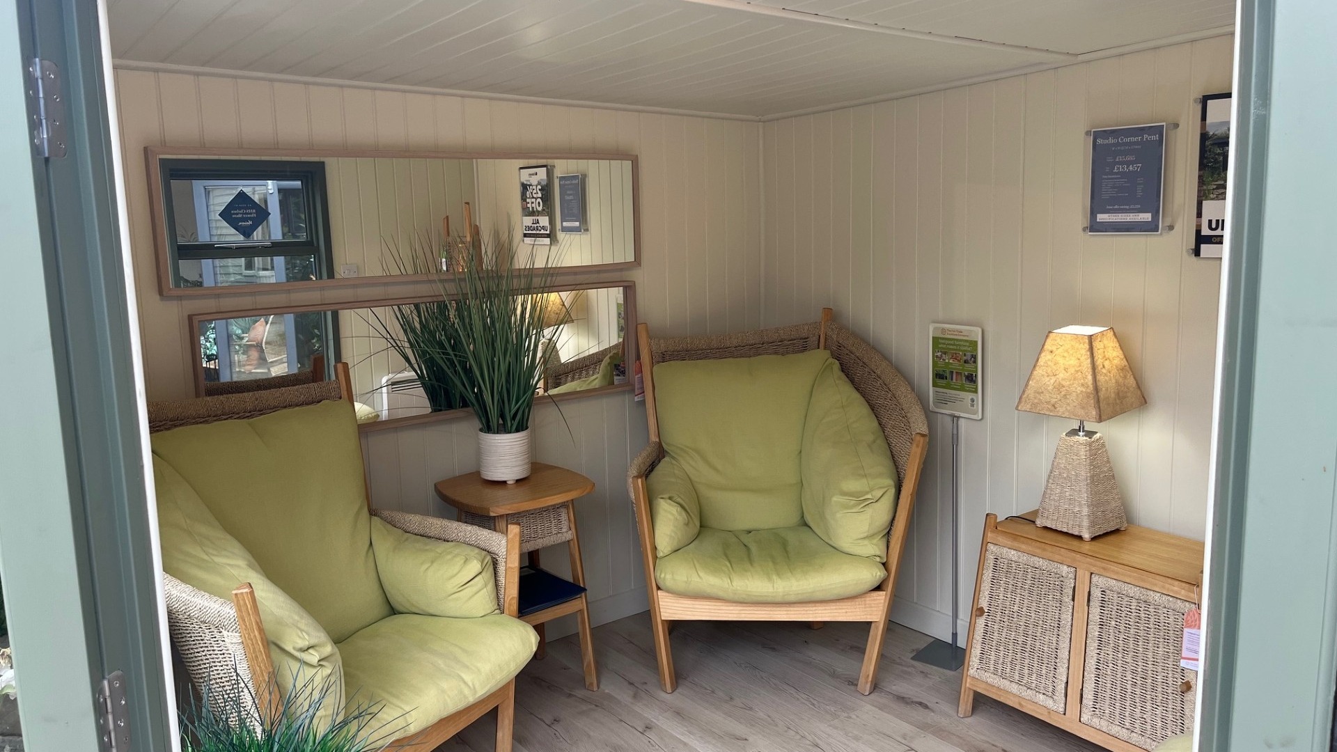 Studio Corner Pent Ex-Display available at Buckingham (Buckinghamshire)