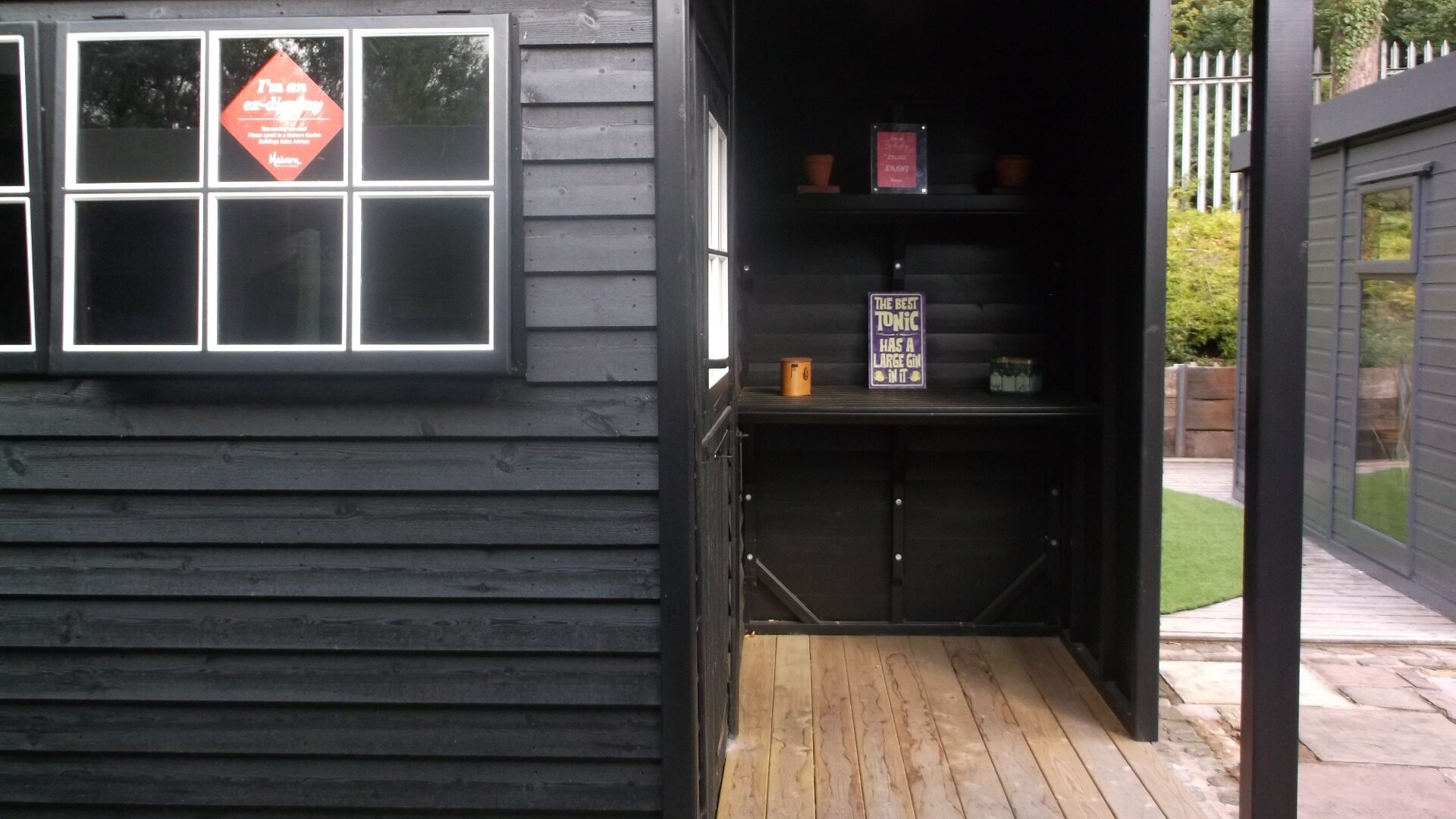 Malvern Heavy Duty Reverse Apex High Pitch Combination Shed Ex-Display available at Leek (Staffordshire)