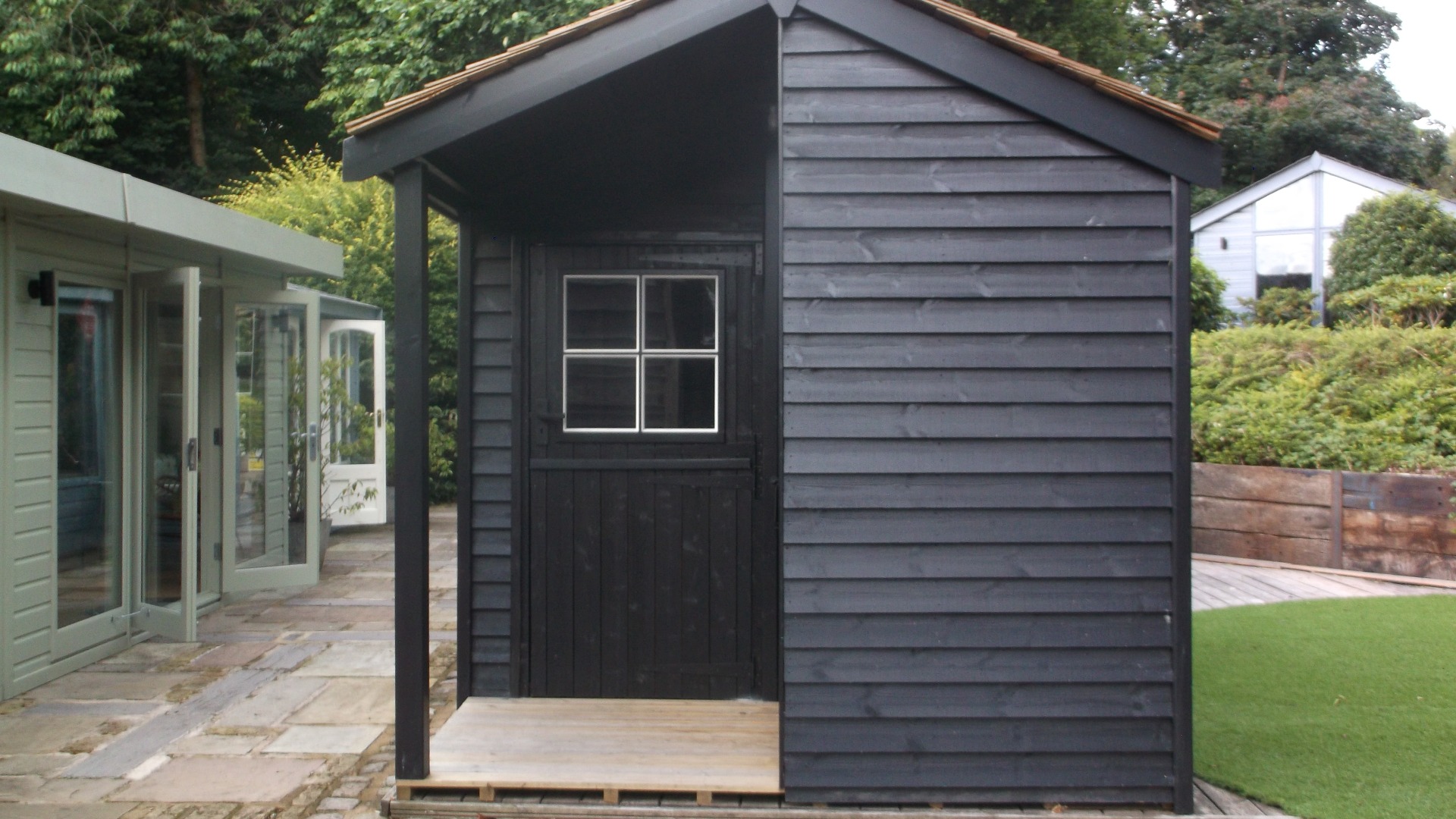 Malvern Heavy Duty Reverse Apex High Pitch Combination Shed Ex-Display available at Leek (Staffordshire)