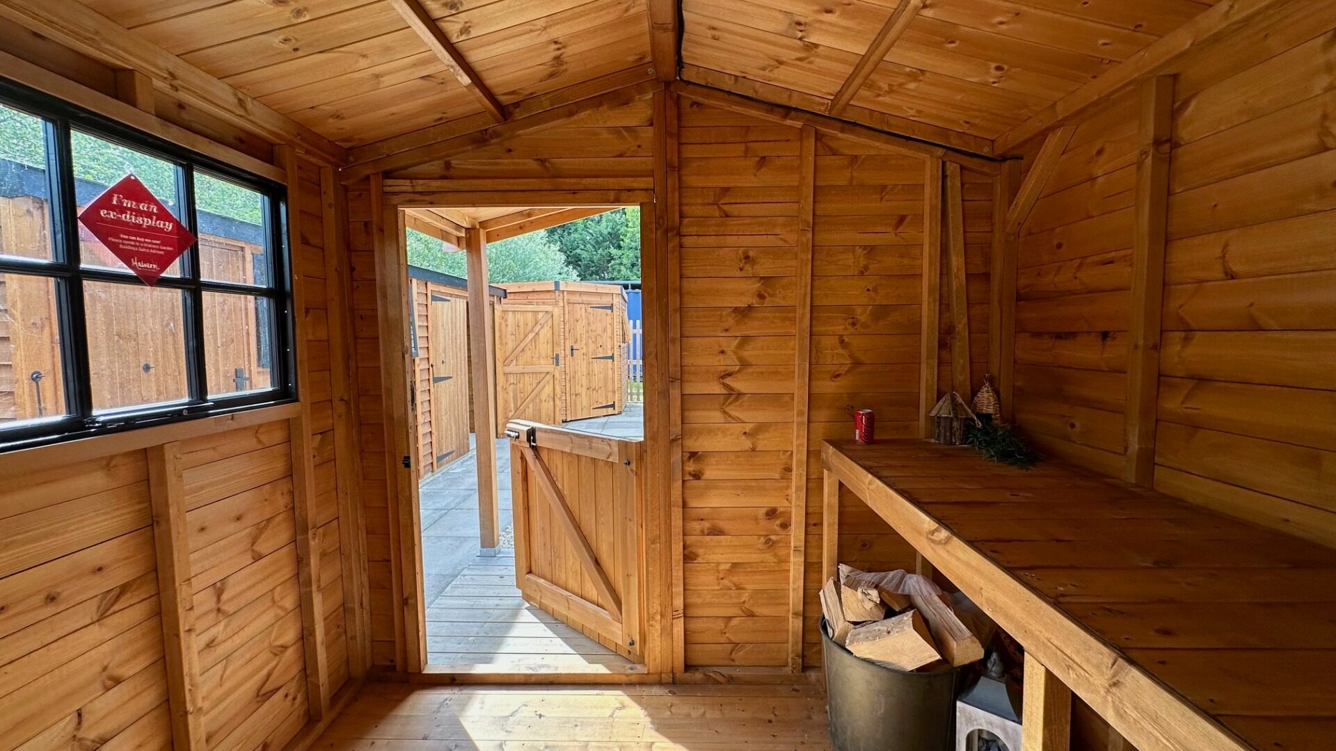 Malvern Heavy Duty Combination Shed Ex-Display available at Abingdon (Oxfordshire)