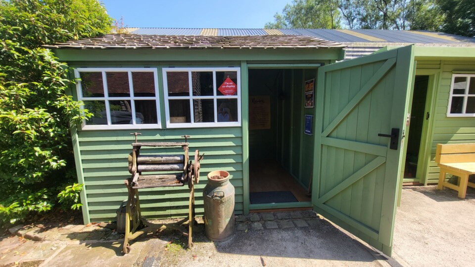 Malvern Reverse Apex High Pitch Shed Ex-Display available at Leek (Staffordshire)