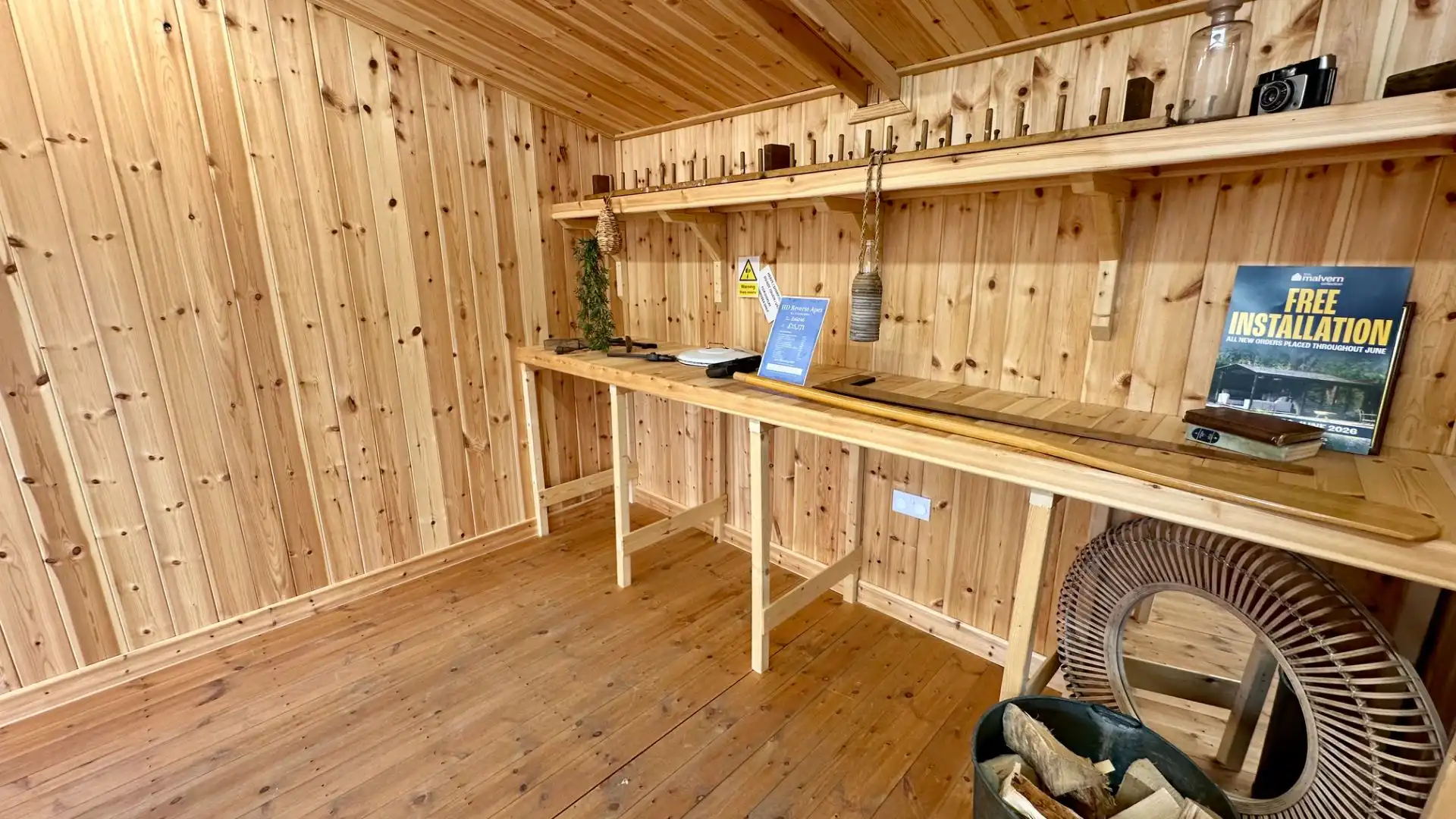 Heavy Duty Reverse Apex Shed Ex-Display available at Abingdon (Oxfordshire)