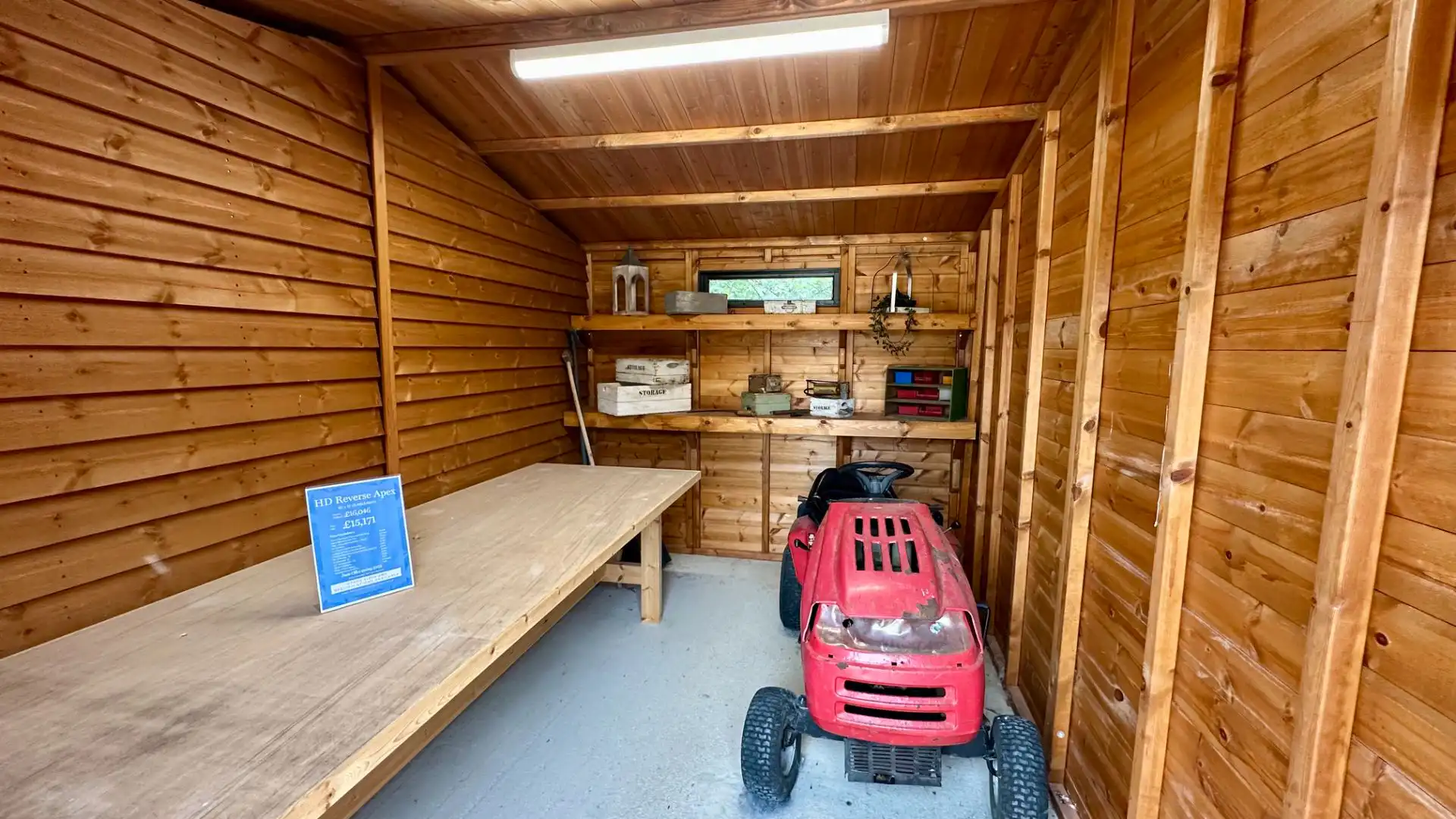 Heavy Duty Reverse Apex Shed Ex-Display available at Abingdon (Oxfordshire)
