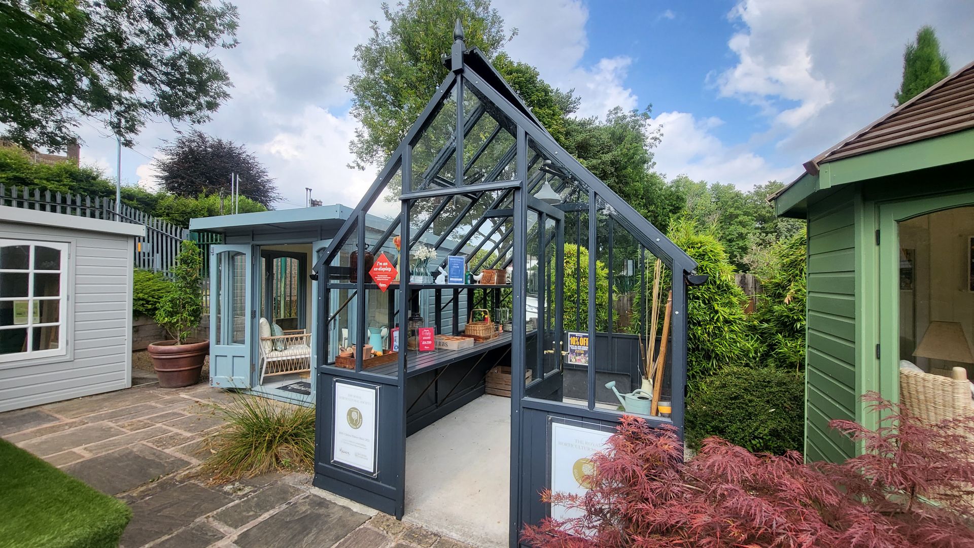 Malvern Victorian Cedar Greenhouse Ex-Display available at Leek (Staffordshire)