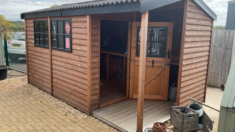 Heavy Duty Combination Shed Ex-Display available at Nottingham (Nottinghamshire)
