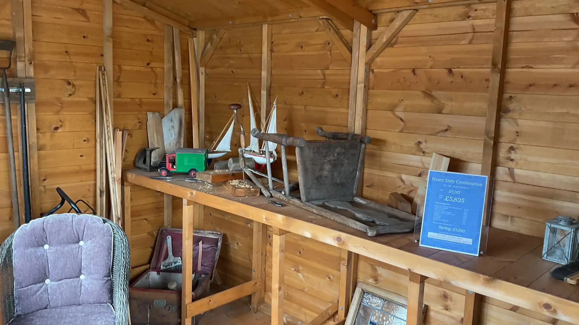 Heavy Duty Combination Shed Ex-Display available at Nottingham (Nottinghamshire)