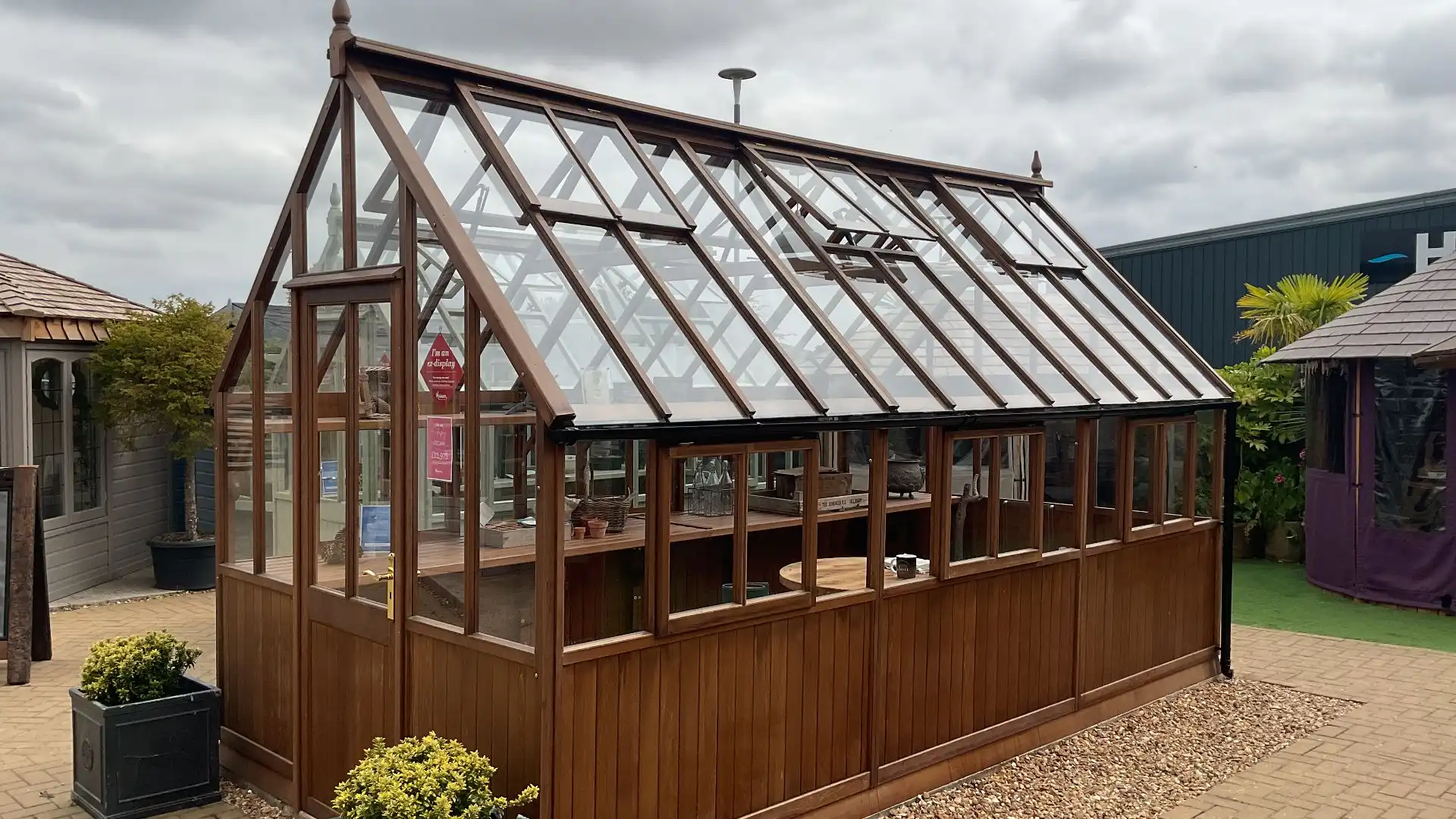 Cedar Victorian Green House Ex-Display available at Nottingham (Nottinghamshire)