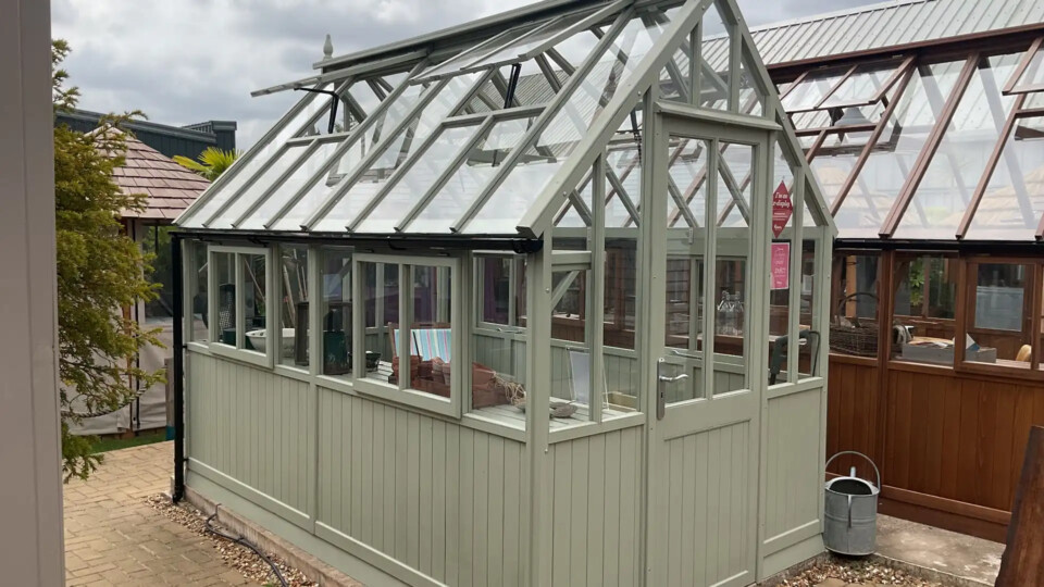 Cedar Victorian Greenhouse Ex-Display available at Nottingham (Nottinghamshire)