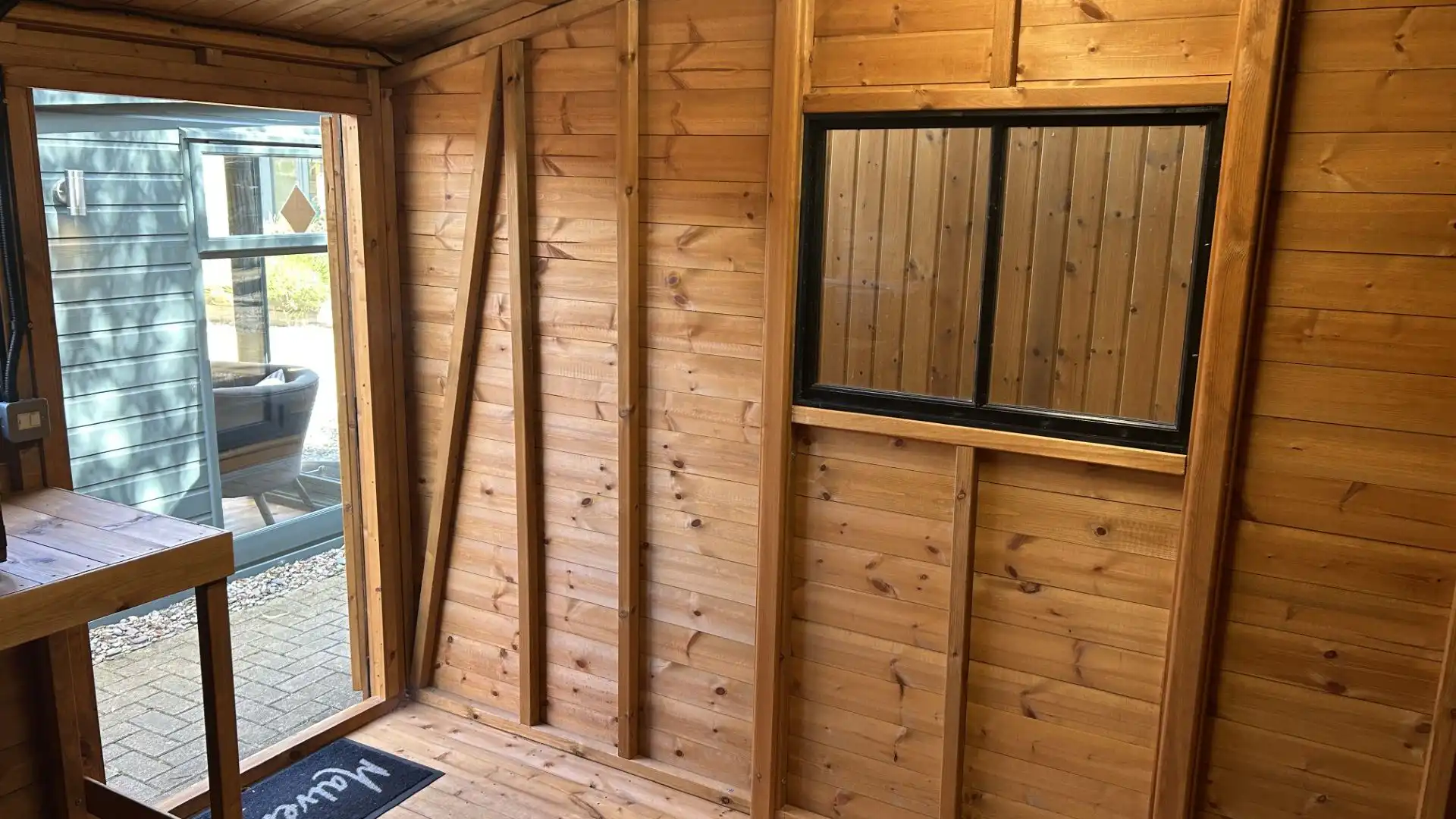 Malvern Heavy Duty Reverse Apex Shed Ex-Display available at Cheltenham (Gloucestershire)